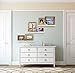 Wallniture Denver Wall Mounted Floating Shelves for Nursery Decor - Kid’s Room Bookshelf Display - Picture Ledge White 22 Inch Set of 3