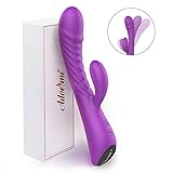 G-Spot Rabbit Waterproof Rechargeable Dildo Vibrator Adult Sex Toys for Women - Adorime Silicone Clitoris Vagina Stimulator Massager Sex Things for Couples