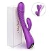G-Spot Rabbit Waterproof Rechargeable Dildo Vibrator Adult Sex Toys for Women - Adorime Silicone Clitoris Vagina Stimulator Massager Sex Things for Couples