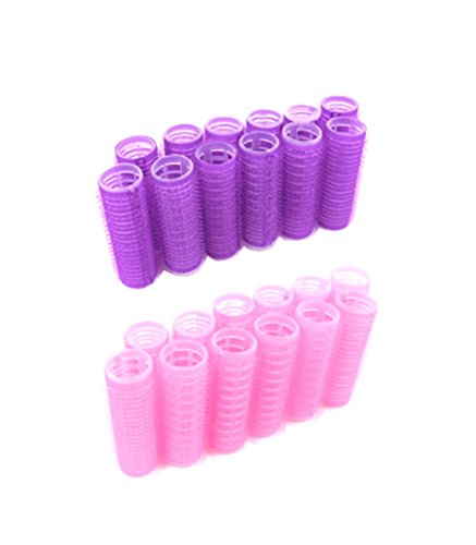 24pc x 3/4' Diameter Self Grip Hair Rollers Pro Salon Hairdressing Curlers Small