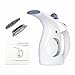 Mini Portable Garment Steamer, Facial Steamer, Handheld Fabric Steamer, Household Steamer, Steam Humidifier Handy Vapor Steamer to Iron Clothes Fast Heat-up for Home and Travel White