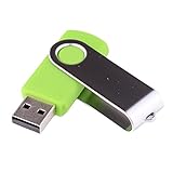 LHN® 2GB Swivel USB Flash Drive USB 2.0 Memory Stick (Green)