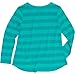Shopkins Long Sleeve Shirt for Girls (XSmall 4/5, Teal Stripe-SPK)