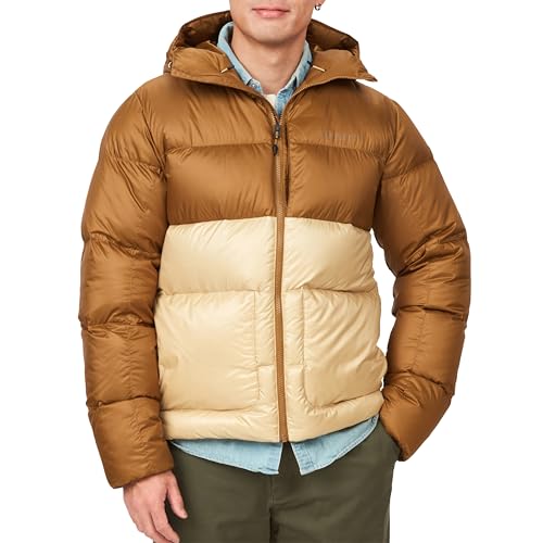 MARMOT Men's Guides Down Hoody Jacket, Hazel/Light Oak, XX-Large