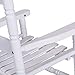 Costzon Child's Rocking Chair, Wooden Porch Rocker w/Cushion, 120 lbs Weight Capacity, Ergonomic Kids Rocker for Toddler Boys Girls, Classic Rocker for Kids Room, Kindergarten, Porch Indoor Outdoor