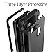 Miubox Essential Phone PH-1 Case,Three Layer Bumper Heavy Duty Anti-Scratch Non-Fingerprint Comfortable Holding Protective Case for Grils Men Women Essential Phone PH-1(2017),Black