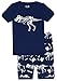 Boys Dinosaur Short Pajamas Set Children Cotton PJs Sleepwear