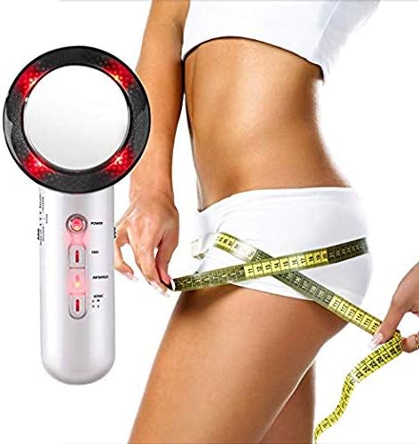 3-in-1 Multifunctional Facial Body Sliming Skin Tightening Beauty Massage Machine Far Infrared Body Slimming Machine Fat Burner Weight Loss Anti-wrinkle Anti Cellulite Facial Body Massager