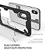 Ringke Fusion X Compatible with iPhone Xs Case, Compatible with iPhone X Case, Military Drop Defense Cover - Black