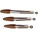 Brown Silicone Tongs Set - 7
