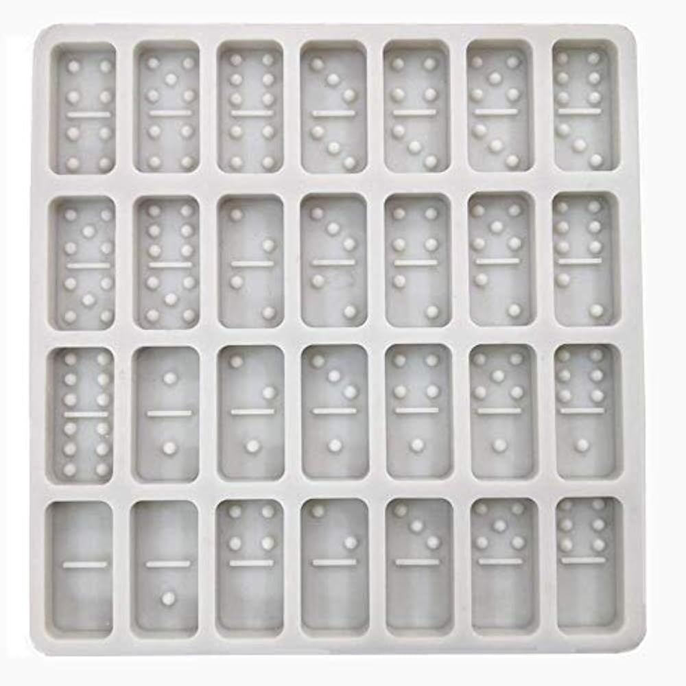 Domino Mold Resin, Dominoes Chocolate Molds Candy Molds, 28 Cavities