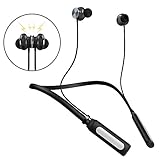 Bluetooth Headphones, Bluetooth V4.1 Wireless Stereo In-ear Magnetic Bluetooth Headset Earbuds(CVC6.0 Noise Cancellation, IPX4 Sweatproof, 10 Hours Playtime)with Built in Mic and Flexible Neckband
