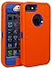 Brand New Iphone 5 5S Body Armor Defender - Comparable to Otterbox Defender (Orange on Blue)