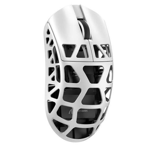 ATTACK SHARK R3 Magnesiumlegierungsmaus, kabellose 8K-Maus, 46 g SUPERLIGHT-Maus, PixArt PAW3395-Gaming-Sensor, BT/2,4 G/kabelgebundene Gaming-Maus, e