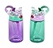 Contigo Kids Autospout Gizmo Water Bottle, 14oz Thistle/Persian Green -2 Pack