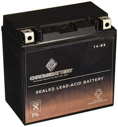 YTX14-BS ATV Battery- Rechargeable, Factory sealed, Replacement for Honda TRX 500 420 450 350 300 Rubicon Foreman Rancher