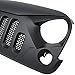 Front Matte Black Gladiator Grille Grid Grill with Mesh Insert For Jeep Wrangler JK JKU Rubicon Sahara Sport X Unlimited 2007-2018