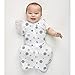 Love to Dream Swaddle Up Transition Swaddle, Patented Zip-Off Wings, Gently Help Baby Transition from Being Swaddled to Arms Free When Showing Signs of Rolling, Lite 0.2 TOG, 13-19 lbs, White