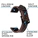 iBazal Gear S2 Classic Leather Band 42mm,Vintage Gear S2 Classic 20mm Leather Band Replacement Strap Compatible for Samsung Gear S2 Classic Smart Watch SM-R732/Huawei Watch 2 Men - Coffee+Black Clasp