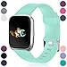 Wepro Replacement Bands Compatible with Fitbit Versa SmartWatch, Versa 2 and Versa Lite SE Sports Watch Band for Women Men, Small, Marine Green