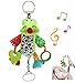 eurofield Baby Musical Plush Toy Crocodile Animal Kids Toy,Travel Activity Plush Toy with Soft Teether for Boys Girls（Musical Style