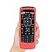 SIKAI Remote Case for Vizio XRT112 / XRV4TV Smart TV Remote Skin-Friendly Silicone Cover for Vizio XRT112 / XRV4TV Remote Control Shockproof Anti-Lost with Remote Loop (Red)