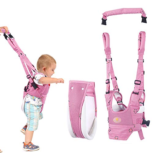 CactusAngui Baby Walking Helper Removable Crotch Baby Walker Helper Toddler Leash Kid Walking Belt Harness Strap Light Blue
