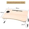 Foldable-Laptop-Bed-Table-Lap-Desk-Stand-Serving-Tray-Dining-Table-with-Slot-Notebook-Stand-Holder-Bed-Tray-Laptop-Desk-for-Eating-Breakfast-Working-Watching-Movie-on-BedCouchSofaFloor Foldable Laptop Bed Table Lap Desk Stand, Serving Tray Dining Table with Slot, Notebook Stand Holder, Bed Tray Laptop…