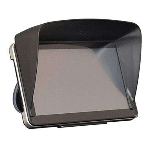 Riloer Universal Sun Shade Visor Screen For GPS Sat Nav's With a 7" Screen,Glare Resistant Clip-on Sunshade Visor, laptop sun shade for outside,Sun Shade Viso