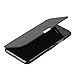 MTRONX Phone Case for iPhone X, iPhone 10, Magnetic Closure Ultra Folio Flip Slim PU Leather Twill Case Cover Pouch for Apple iPhone X iPhone 10 - Black(MG-BK)
