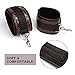Sovyime Expandable Spreader Bar with Adjustable Straps of Yoga (Silver+Brown-2 Cuffs)