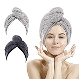 M-bestl 2 Pack Hair Drying Towels, Hair Towel