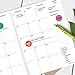 TF Publishing 19-4216A July 2018 - June 2019 Good Vibes Monthly Planner, 7.5 x 10.25