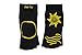 Non-Slip Skid Cotton Grippy Yoga Pilates Socks for Men/Women. No twisting/bunching, two size options ensuring your socks will NOT slip off. Multi functional use, House/Hospital/Indoor and Outdoors