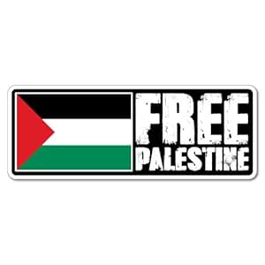 Amazon.com: Free Palestine Sticker Flag Bumper Water Proof Vinyl
