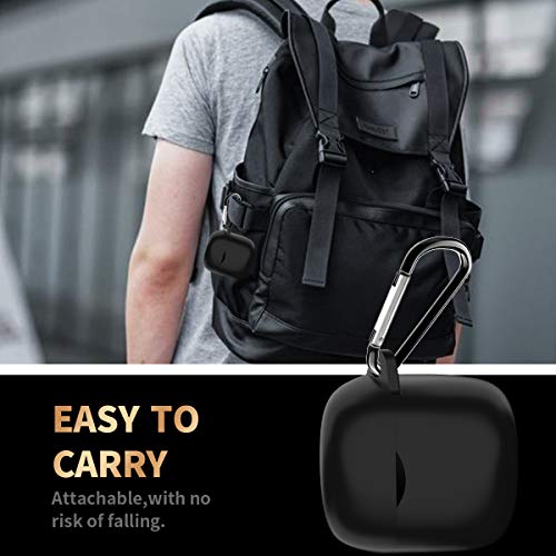 Case for JBL Tune 225/220TWS, WQNIDE Silicone Case Cover Skin, [with Carabiner] Scratch Proof 