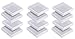 Nispira Replacement HEPA Filter Compatible with Housmile UV Vacuum Cleaner Model HO-804WE, 12 Packs (NOT FOR BREATHE PURE AIR PURIFIER)