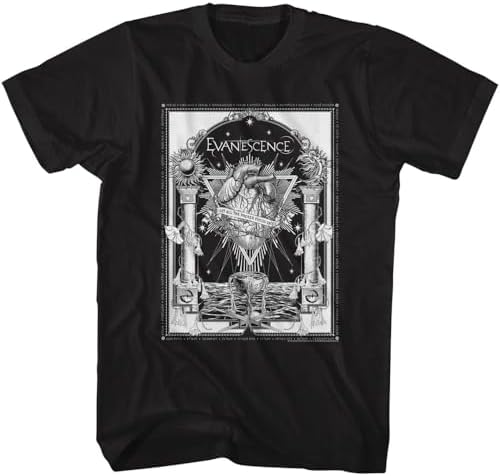 Amazon.com: Evanescence E Band Logo Adult Black Short Sleeve T