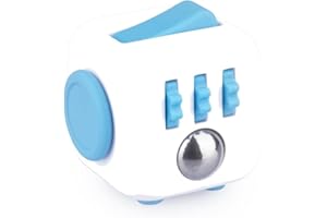 Antsy Labs The Original Fidget Cube, Stress Relief Desk Toy with 6 Sides, Gadget for Focus, Anxiety Relief, Sensory Processing Challenges, Fun Gift for Kids, Teens, and Adults, Pocket-Sized, Aqua