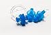 Summer Water Swimming Ear Plugs & Free Nose Clip Set for children & youth Adults Great Protector for Swimmer (Blue)
