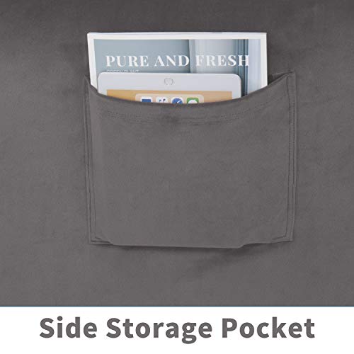 PureFit Velvet Chair Couch Cover Stretch Spandex AntiSlip Super Soft