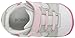 Robeez Girls' Low Top Sneaker-Mini Shoez Crib Shoe, Tori Tenny White/Pink, 9-12 Months M US Infant