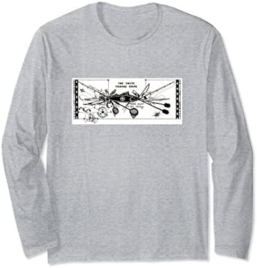 Unisex The Swiss Army Fishing Knife Funny Fishing T-Shirt 2XL Heather Grey