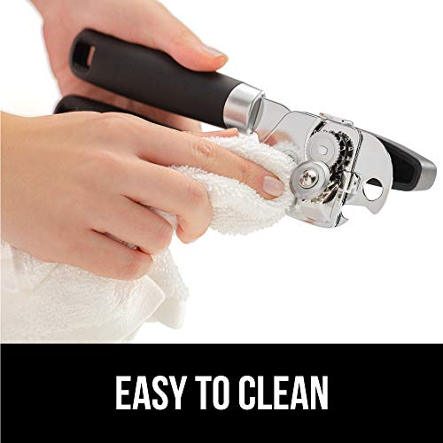 Gorilla Grip Manual Handheld Strong Can Opener, Sharp Cutting Wheel for