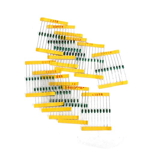 Oak-Pine 120Pcs 12 Values 0307 DIP Color Wheel Inductor Loop Inductance Kit 1 / 4W
