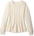 Scout + Ro Girls' Peplum Sweater