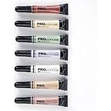 L.A. Girl Pro Conceal Set Orange, Yellow, Green, Lavender, Peach, Light Yellow Correctors and Highlighter