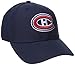 NHL Montreal Canadiens Basics Structured Adjustable Cap, One Size, Navy