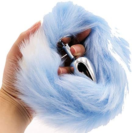 Bullet Funny Toys Privacy Rivacy Stimulator Stainless Stee Blockage Toys Funny Toys for Women Big Blockage Toys Exciting Toys,Blue Tail