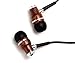 Symphonized Premium Wooden iPhone Earphones Wired (USB C) Deep Bass Sound, 3D Sound, Microphone Volume Control, 90% Noise Cancelling for Type C Devices. Earphones for iPhone 15 to 16 & Android